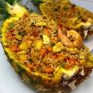 Home pineapple rice