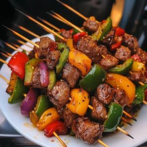 spicy beef skewers