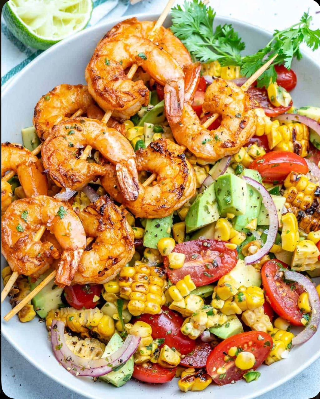 Menu shrimp salad